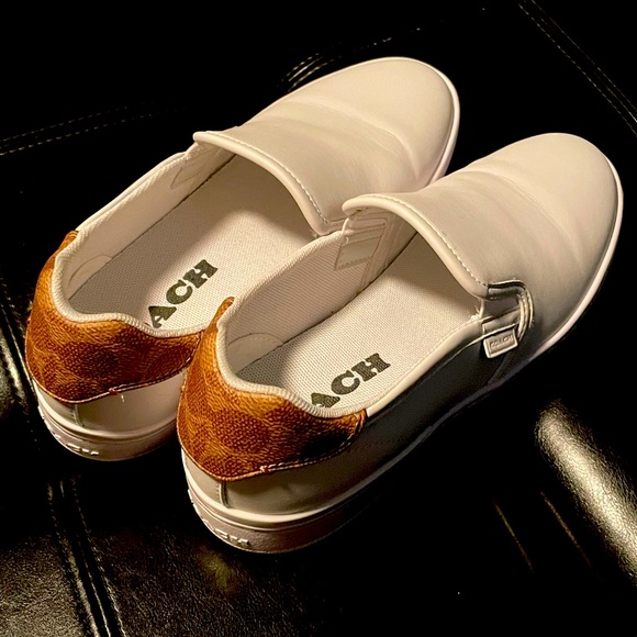 COACH “SOLD” on another site 
Walker Leather Slip-On - Picture 8 of 12